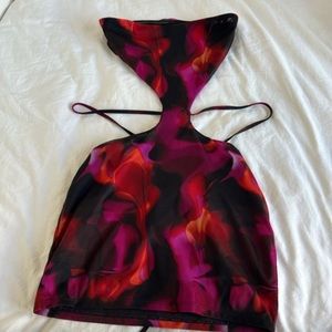 White Fox Flame Mini Dress